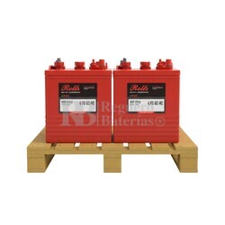 2 Bateras ROLLS 6 FS GC-HC | 6 Voltios 300 Amperios C100